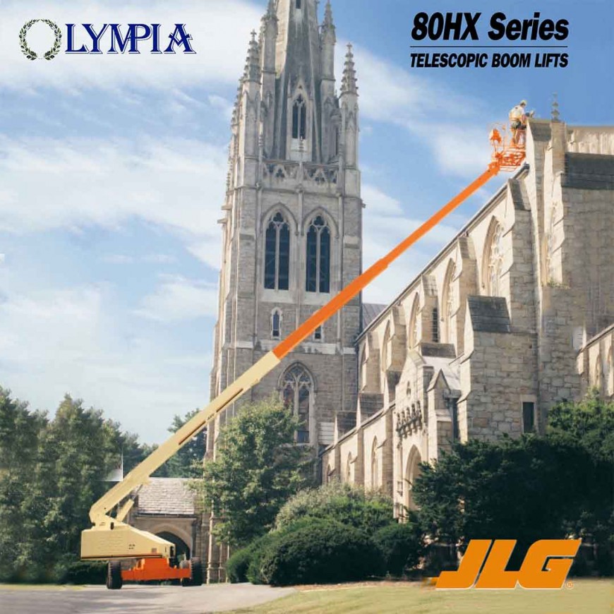 Xe nâng người chữ S ống lồng động cơ JLG 80HX